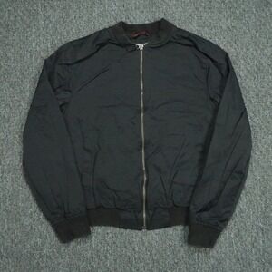 Bonobos Jacket Mens Small Black New Boulevard Bomber Full Zip Pockets